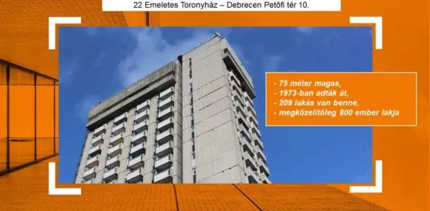 A Debreceni 22 Emeletes Toronyház Tetőteraszának szigetelése